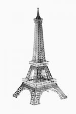 Metal model - Eifel Tower